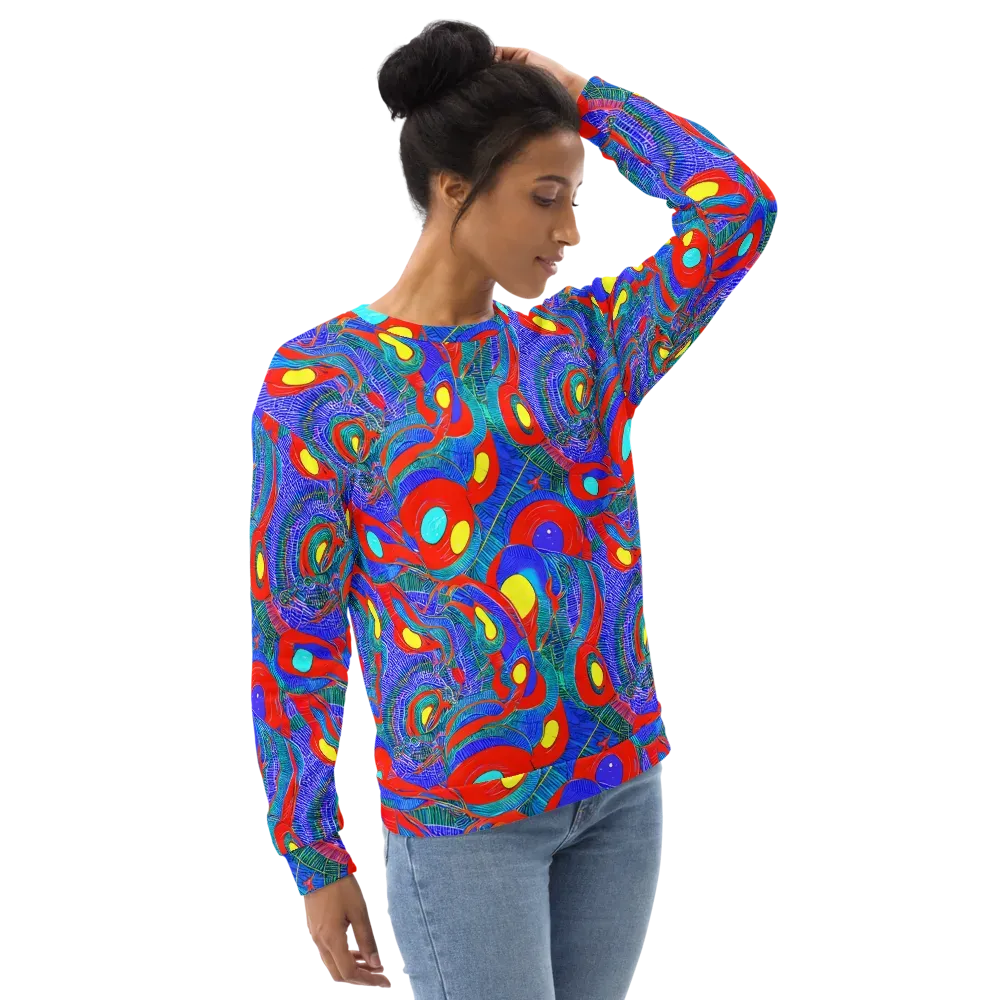 Red Tide Electric on Sweatshirt — Right Front