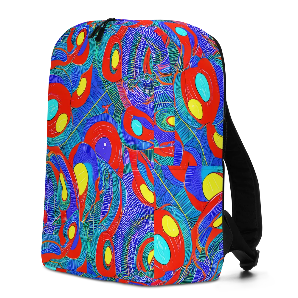 Red Tide Electric on Minimalist Backpack — Left