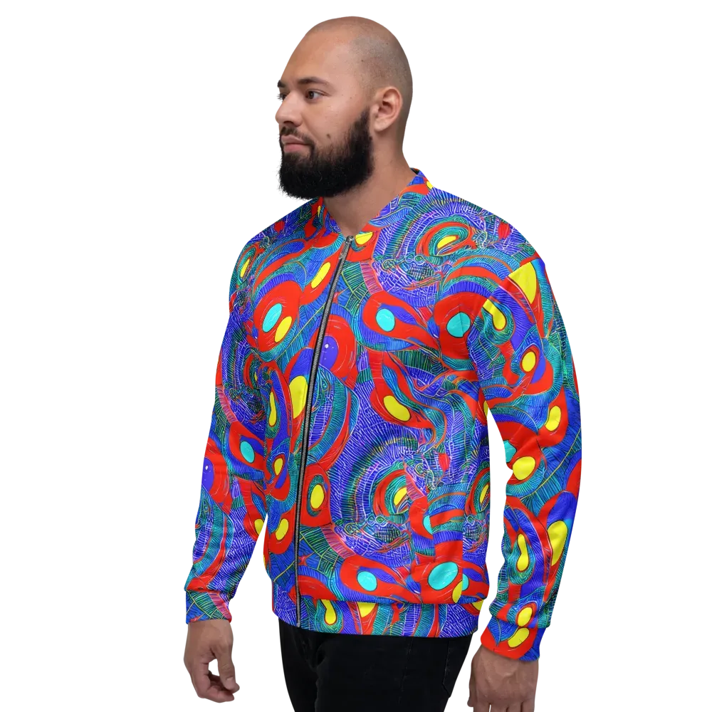 Red Tide Electric on Bomber Jacket — Left
