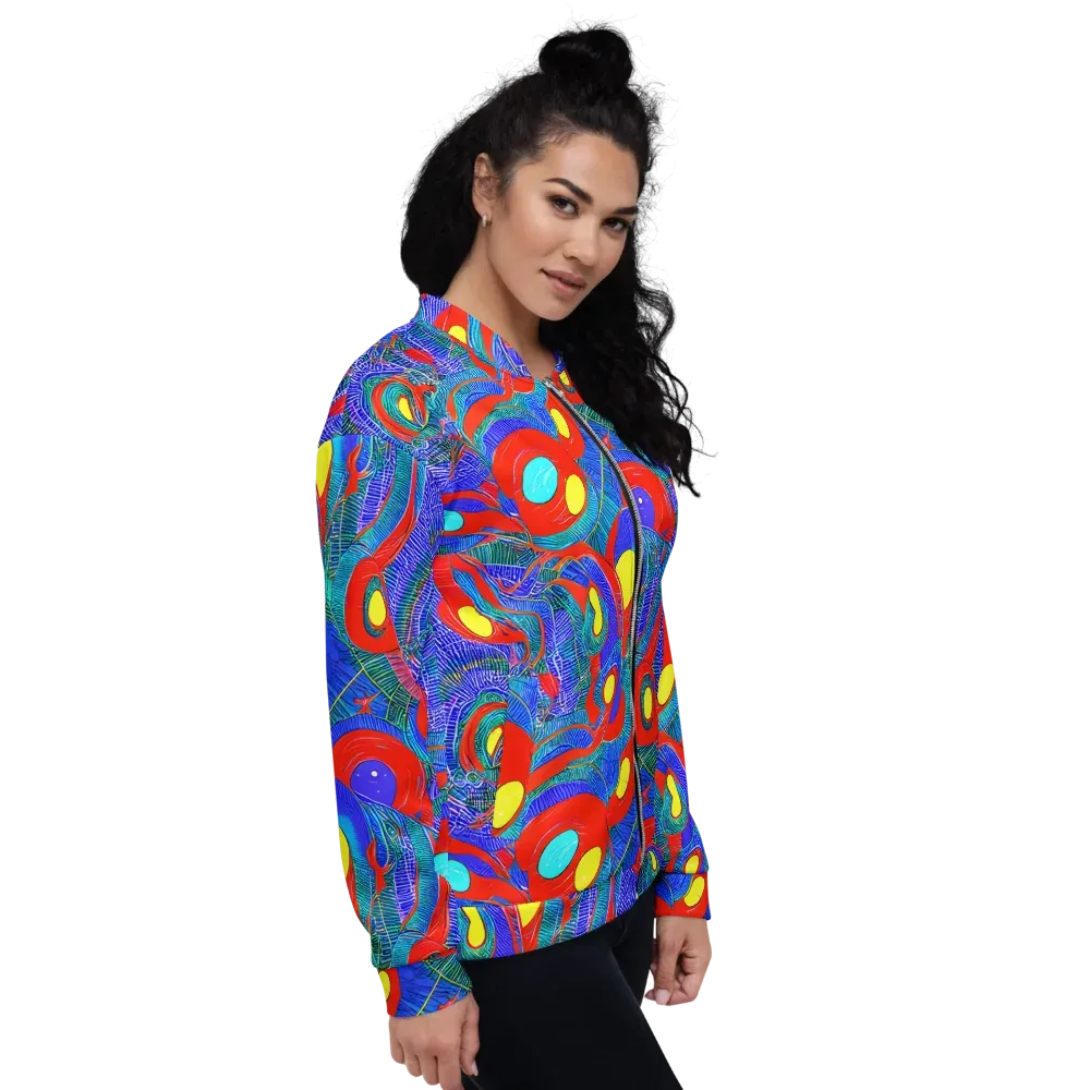 Red Tide Electric on Bomber Jacket — Right
