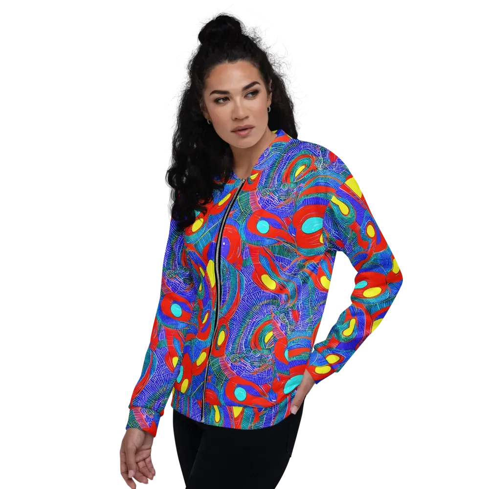 Red Tide Electric on Bomber Jacket — Left