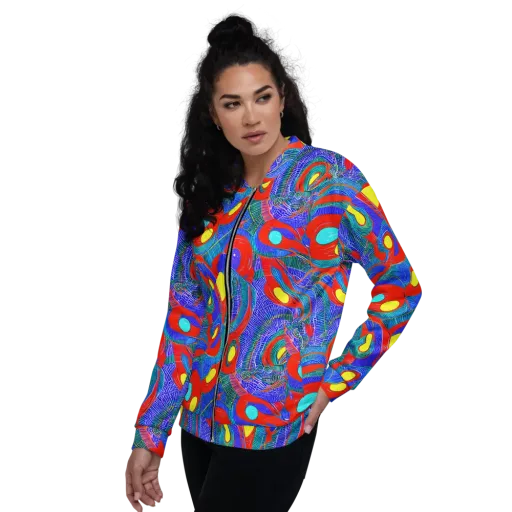 Red Tide Electric on a Bomber Jacket