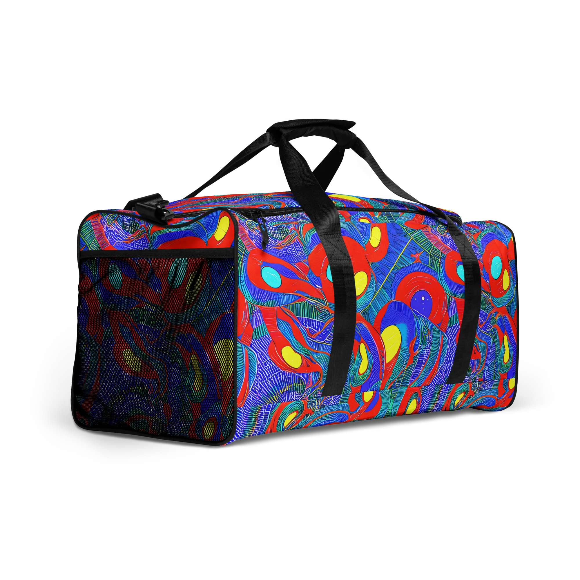 Red Tide Electric on Duffle Bag — Right Front