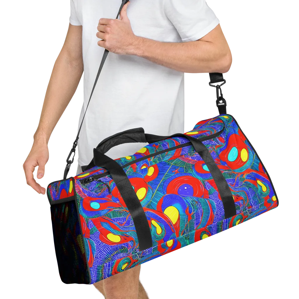 Red Tide Electric on Duffle Bag — Right Front
