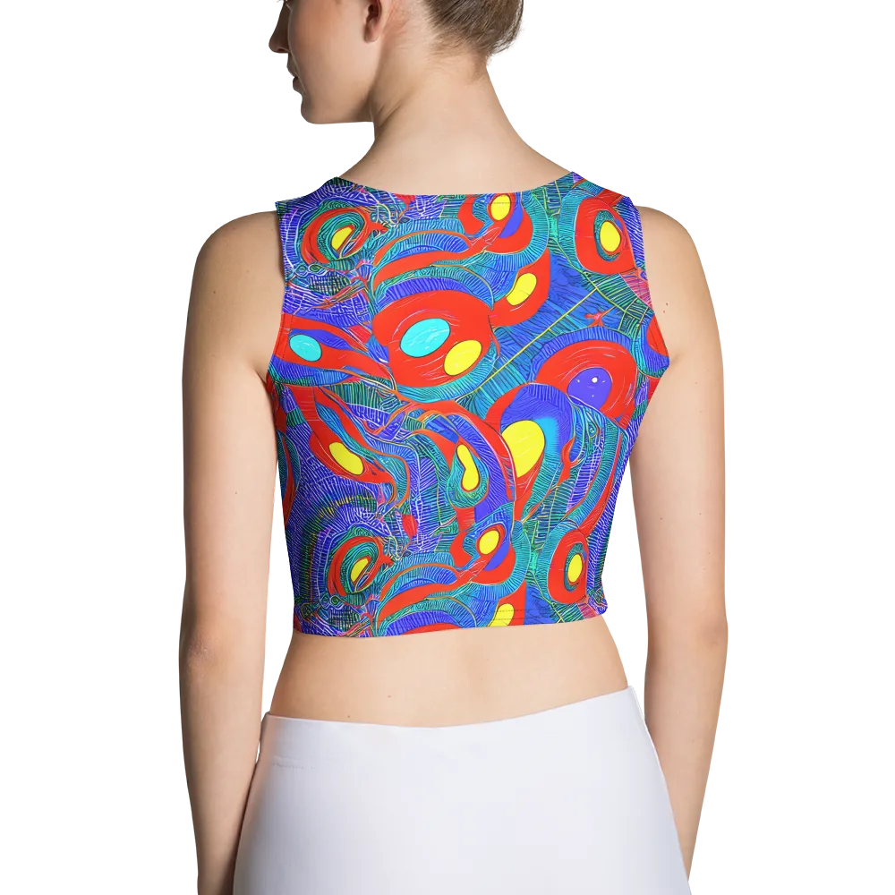 Red Tide Electric on Crop Top — Back