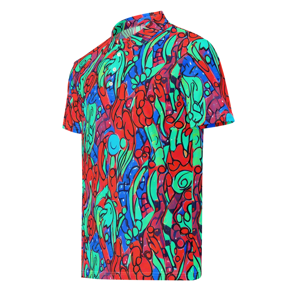 Hypercolor Habitat on Men's Slim Fit Polo Shirt — Left Front
