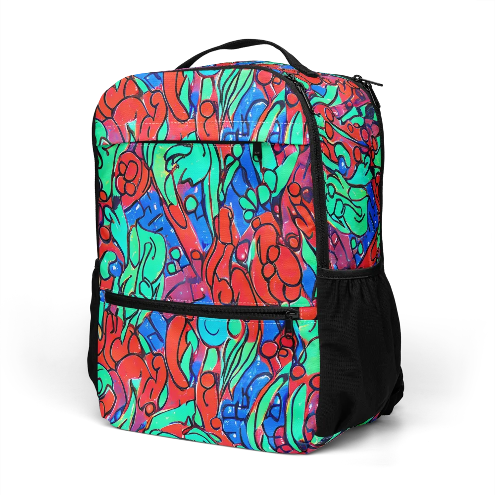 Hypercolor Habitat on Utility Backpack — Left Front