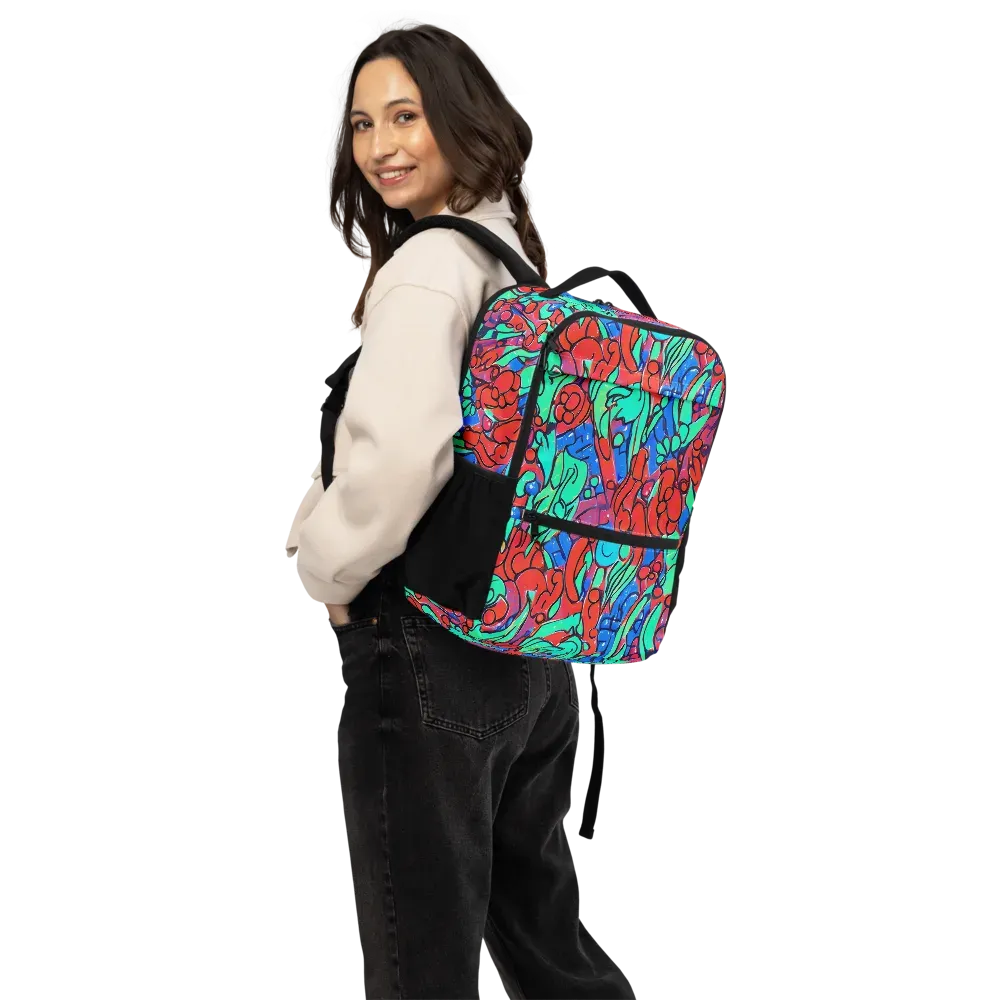 Hypercolor Habitat on Utility Backpack — Back