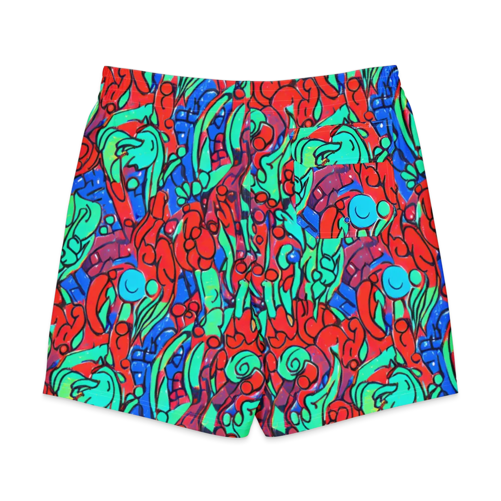 Hypercolor Habitat on Men's Board Shorts — Back