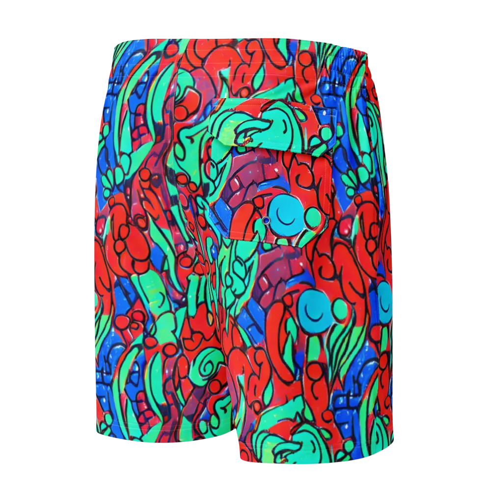 Hypercolor Habitat on Men's Board Shorts — Back