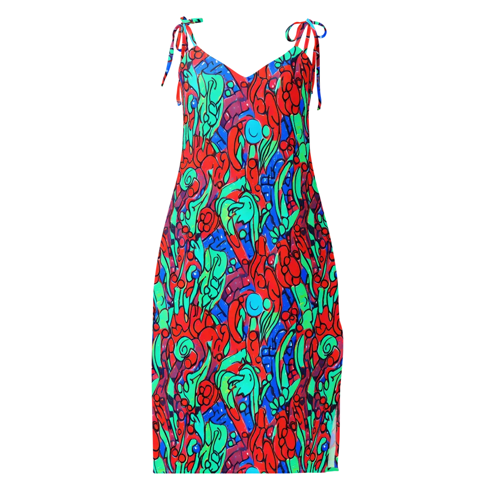 Hypercolor Habitat on Slip Dress — Front