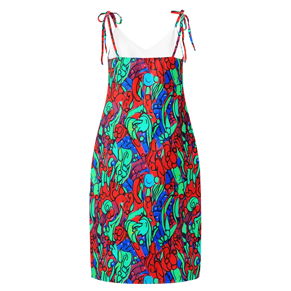 Hypercolor Habitat on Slip Dress — Back