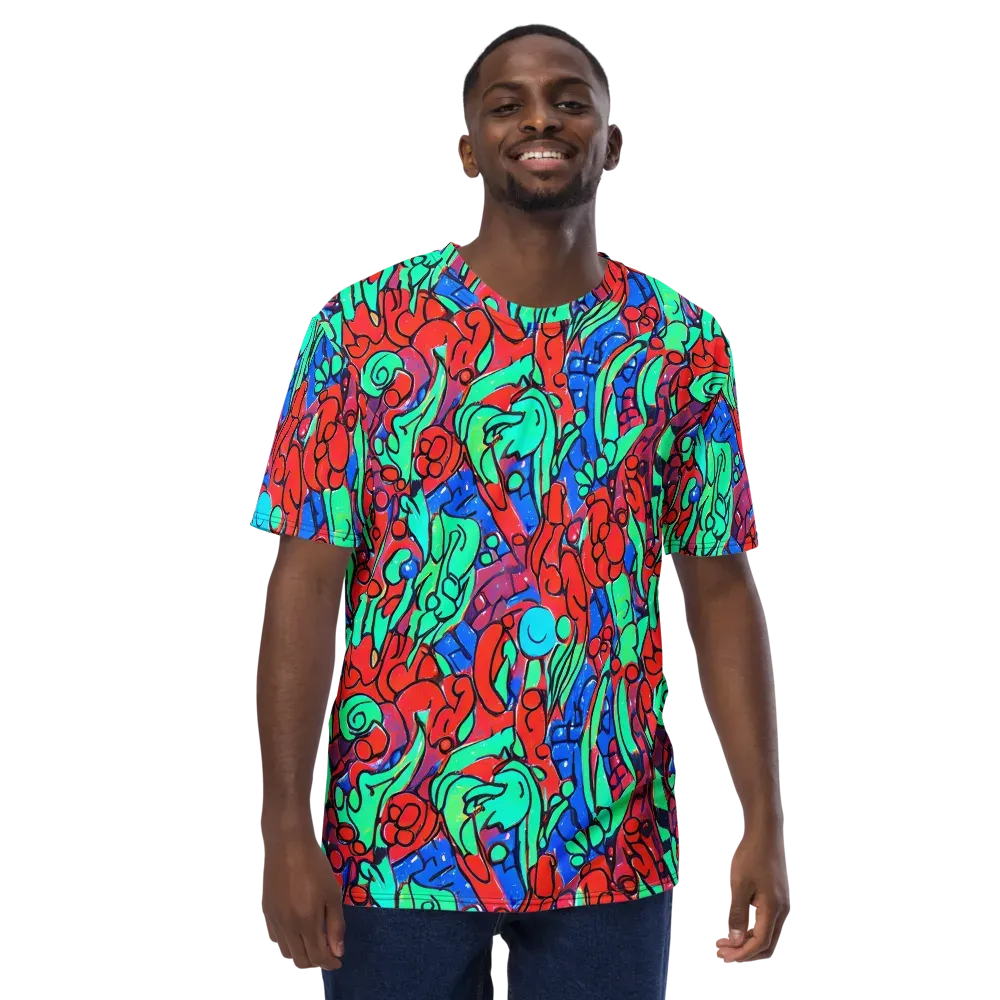 Hypercolor Habitat on Men's Crew Neck T-Shirt — Front