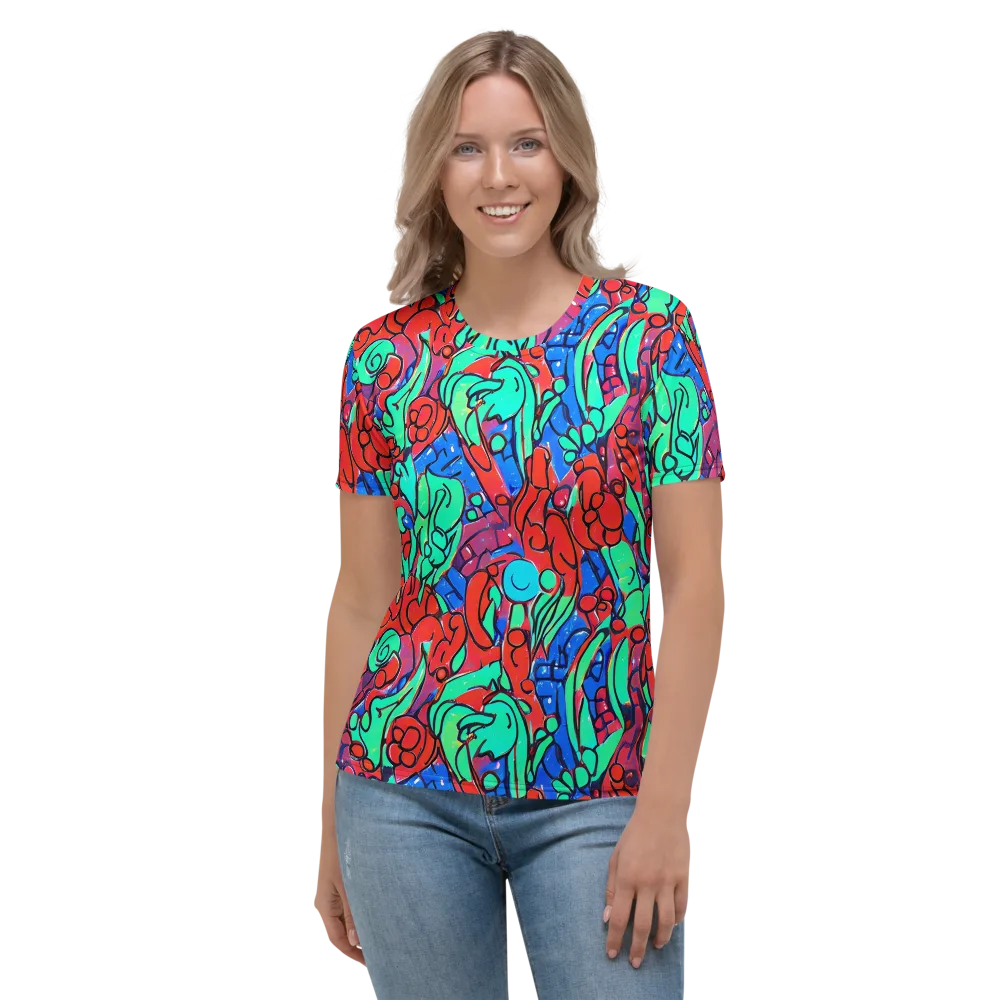 Hypercolor Habitat on Women's Crew Neck T-Shirt — Front
