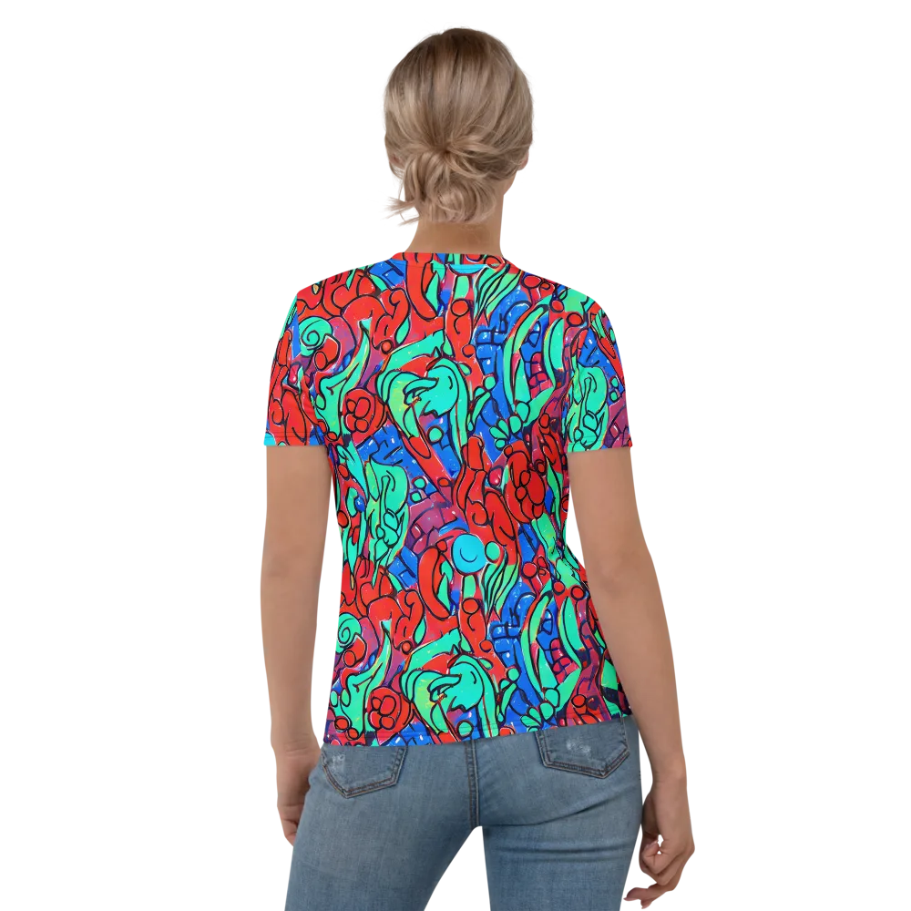 Hypercolor Habitat on Women's Crew Neck T-Shirt — Back