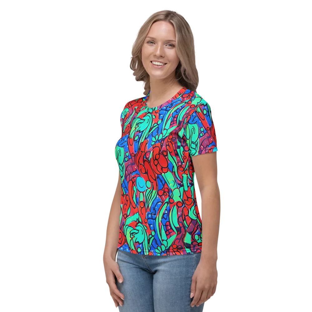 Hypercolor Habitat on Women's Crew Neck T-Shirt — Left