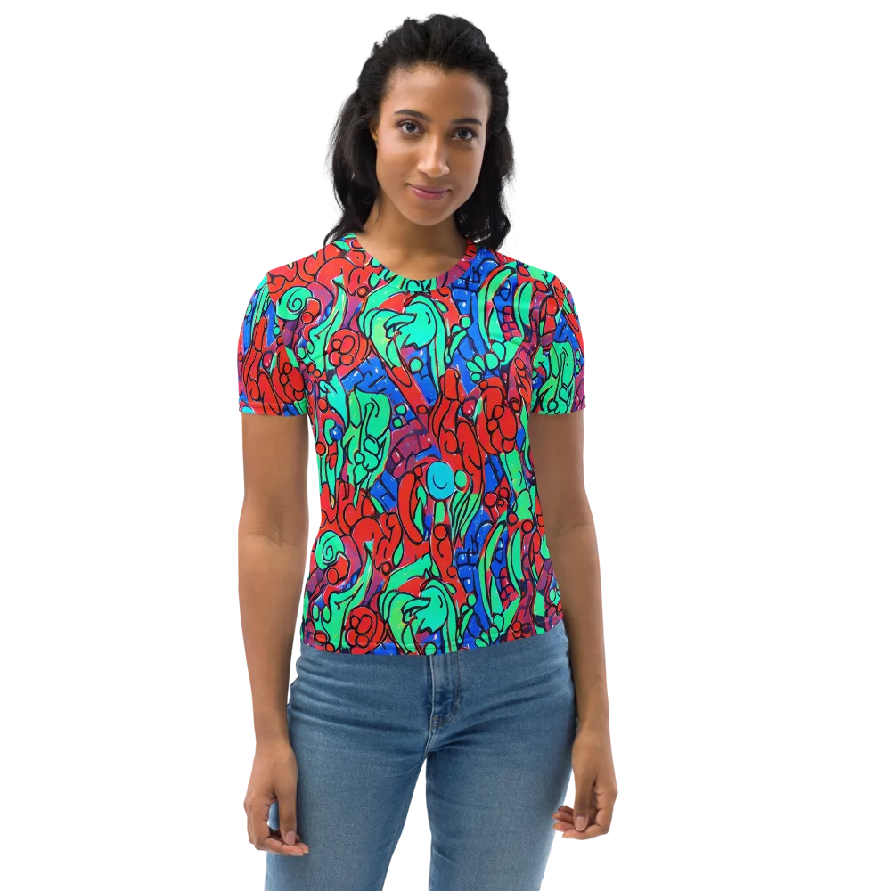 Hypercolor Habitat on Women's Crew Neck T-Shirt — Front