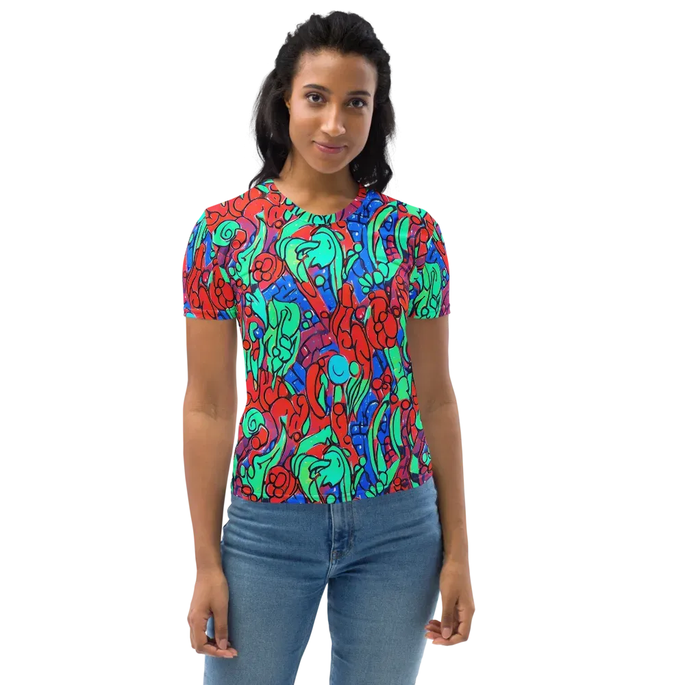 Hypercolor Habitat on Women's Crew Neck T-Shirt — Front