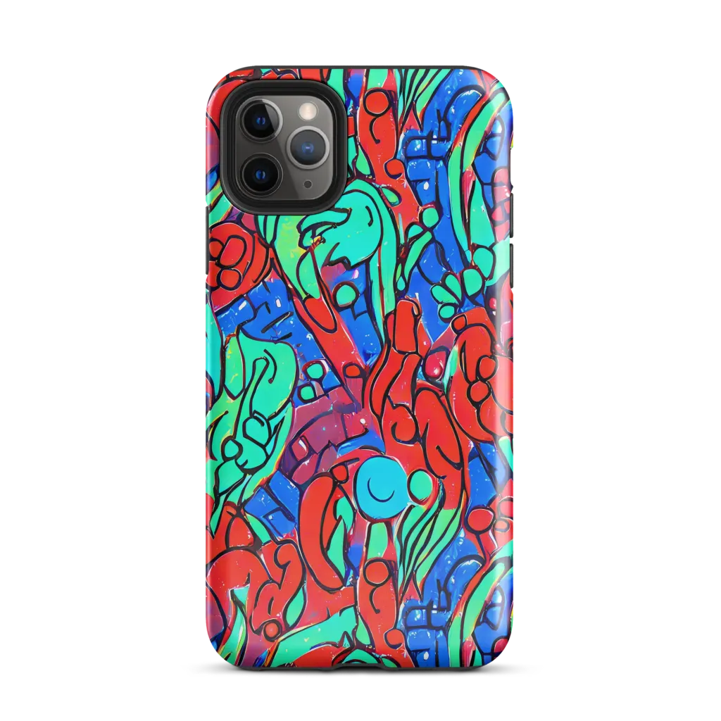 Hypercolor Habitat on Tough Case for iPhone® — Front