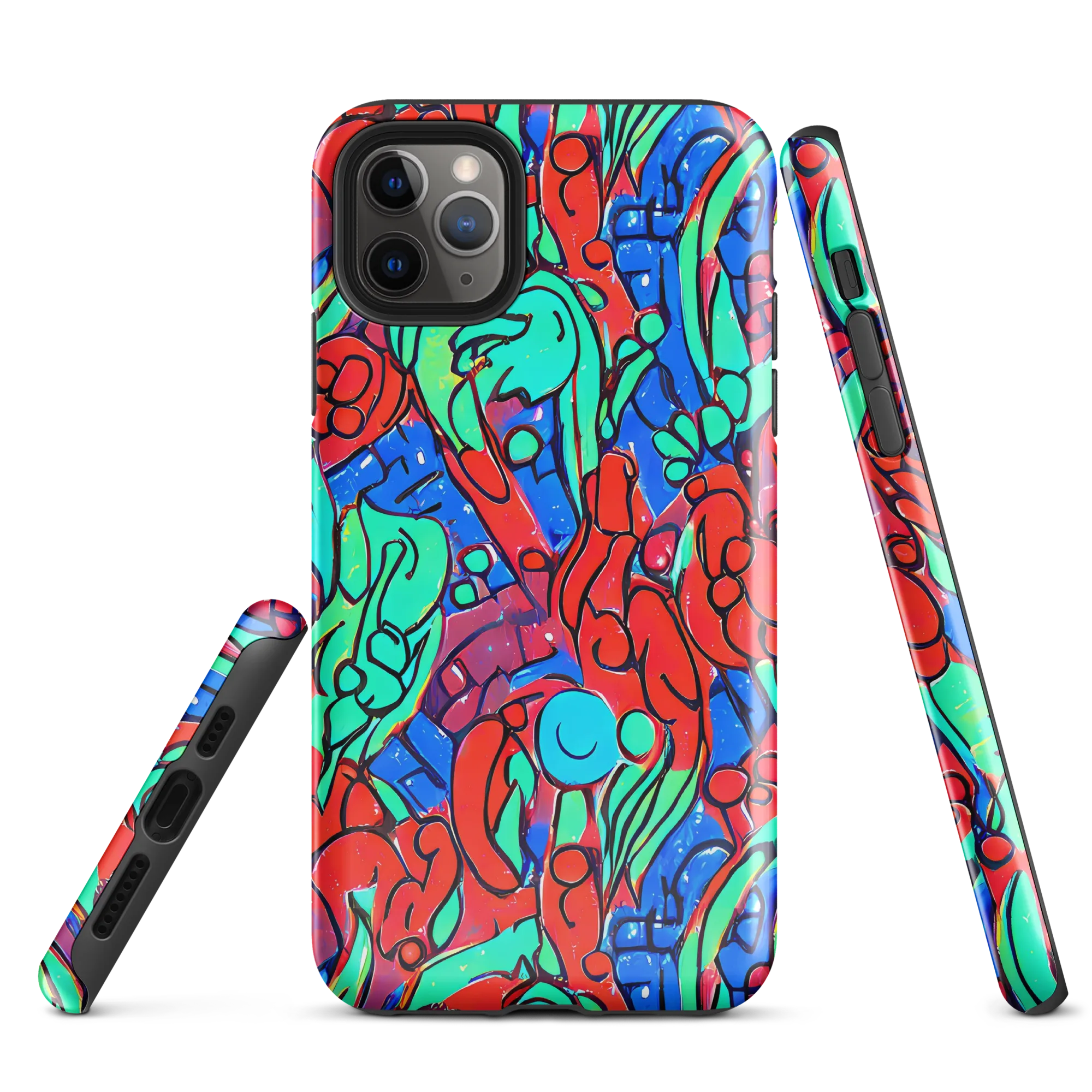 Hypercolor Habitat on Tough Case for iPhone® — Front