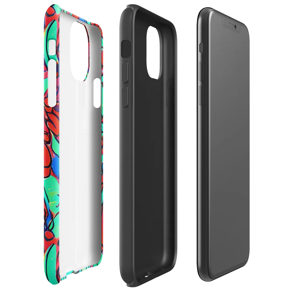Hypercolor Habitat on Tough Case for iPhone® — Right