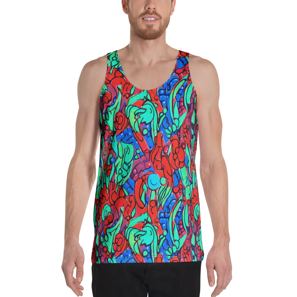 Hypercolor Habitat on Men's Tank Top — Front