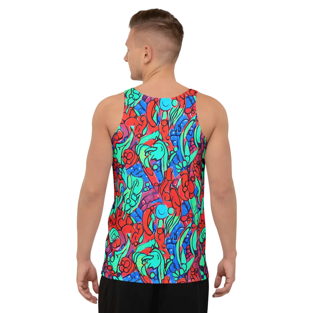 Hypercolor Habitat on Men's Tank Top — Back
