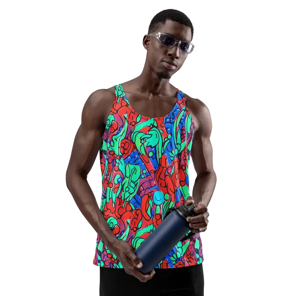 Hypercolor Habitat on Men's Tank Top — Front