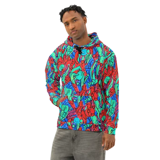 Hypercolor Habitat on a Cotton Hoodie