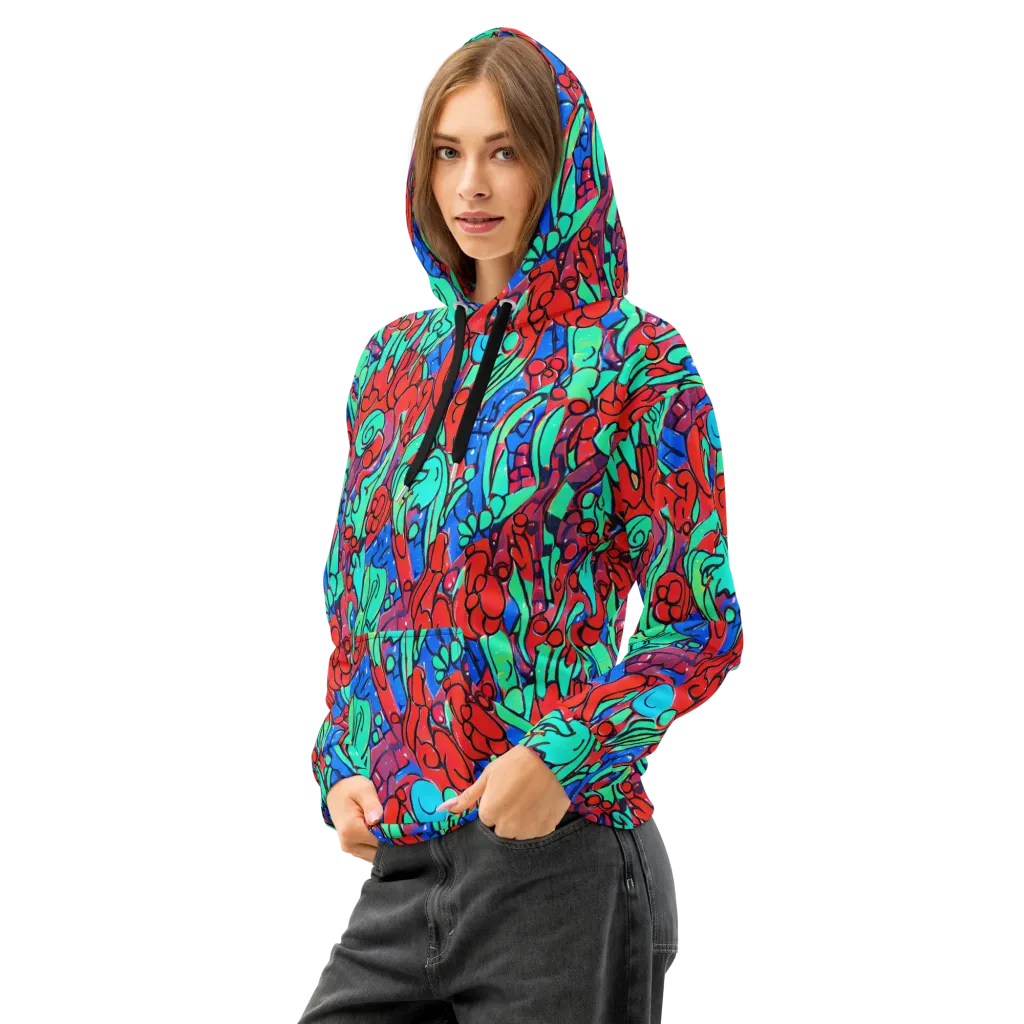 Hypercolor Habitat on Cotton Hoodie — Left Front