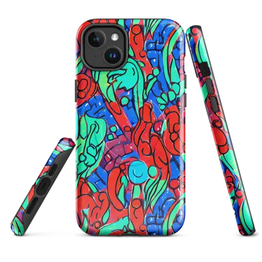 Hypercolor Habitat on a MagSafe Tough Case for iPhone®