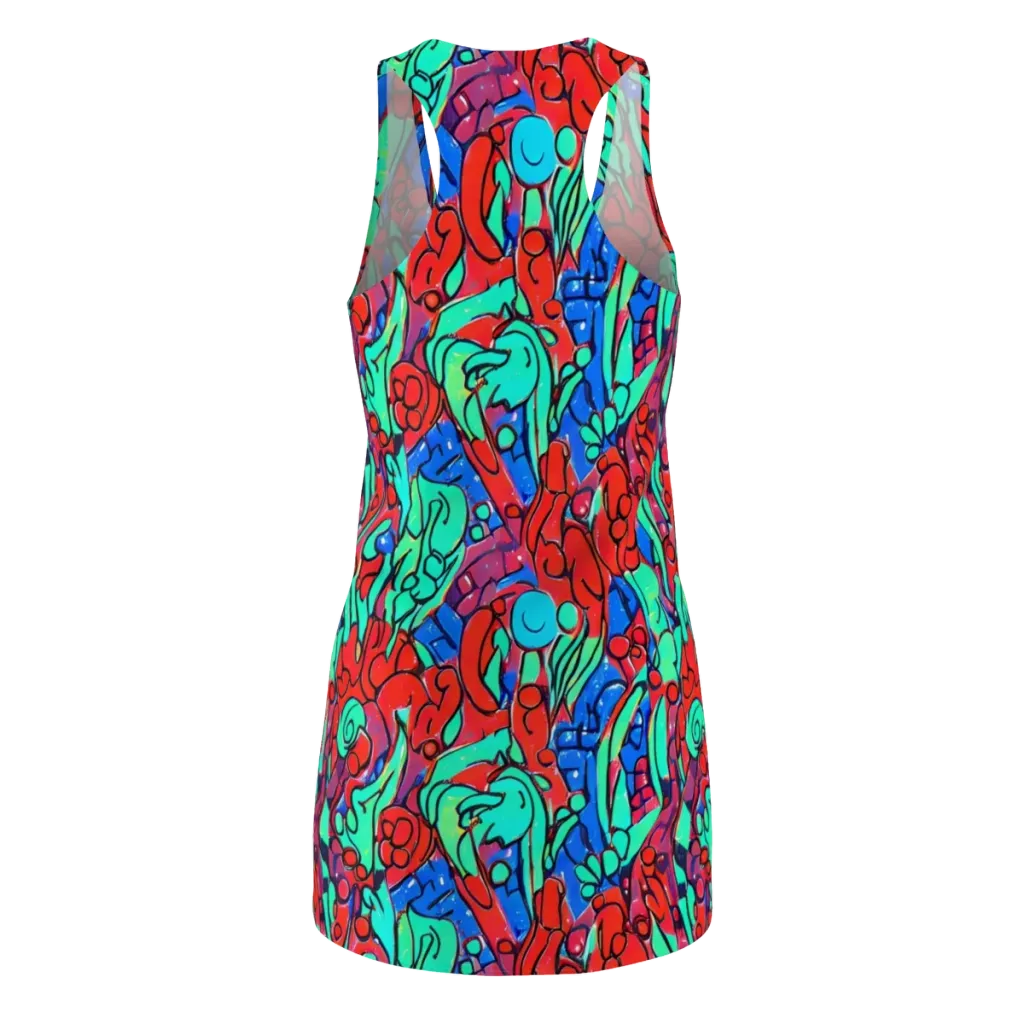 Hypercolor Habitat on Racerback Dress — Back