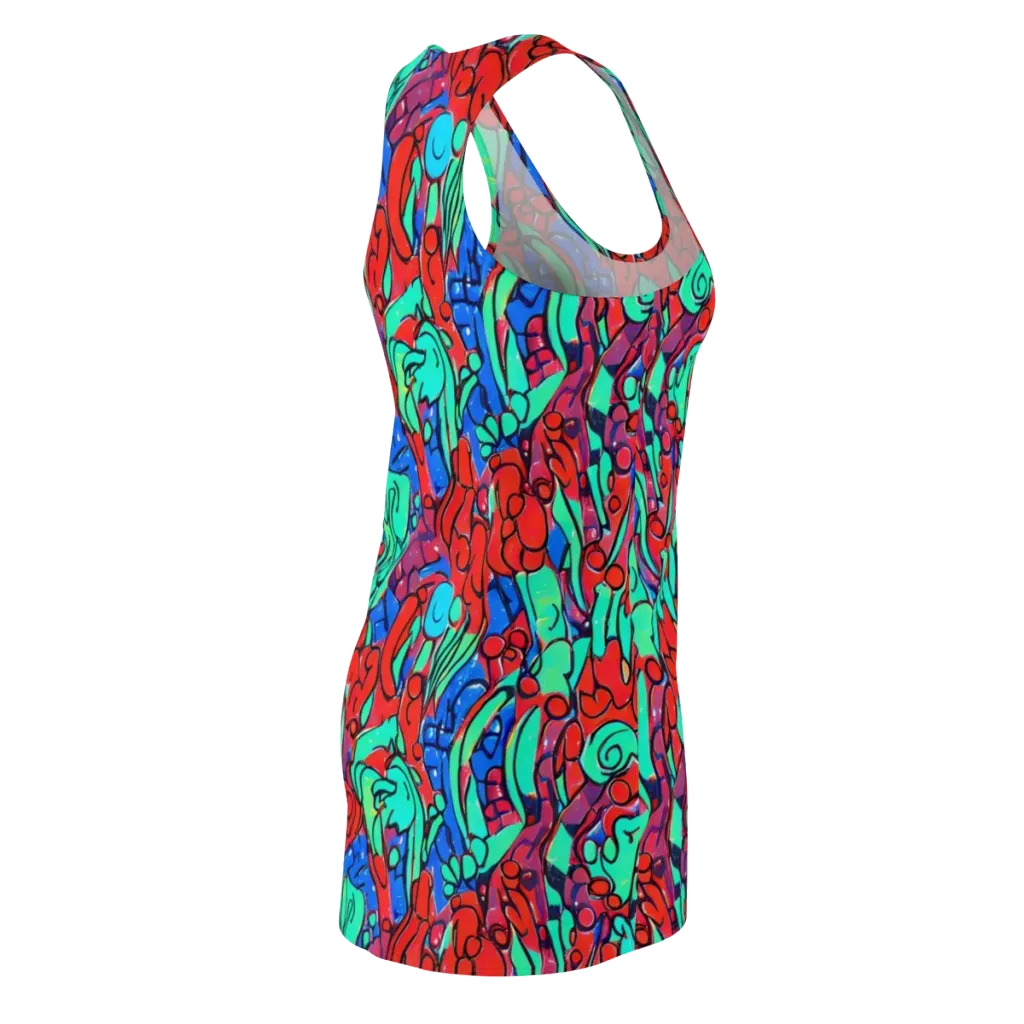 Hypercolor Habitat on Racerback Dress — Back Side