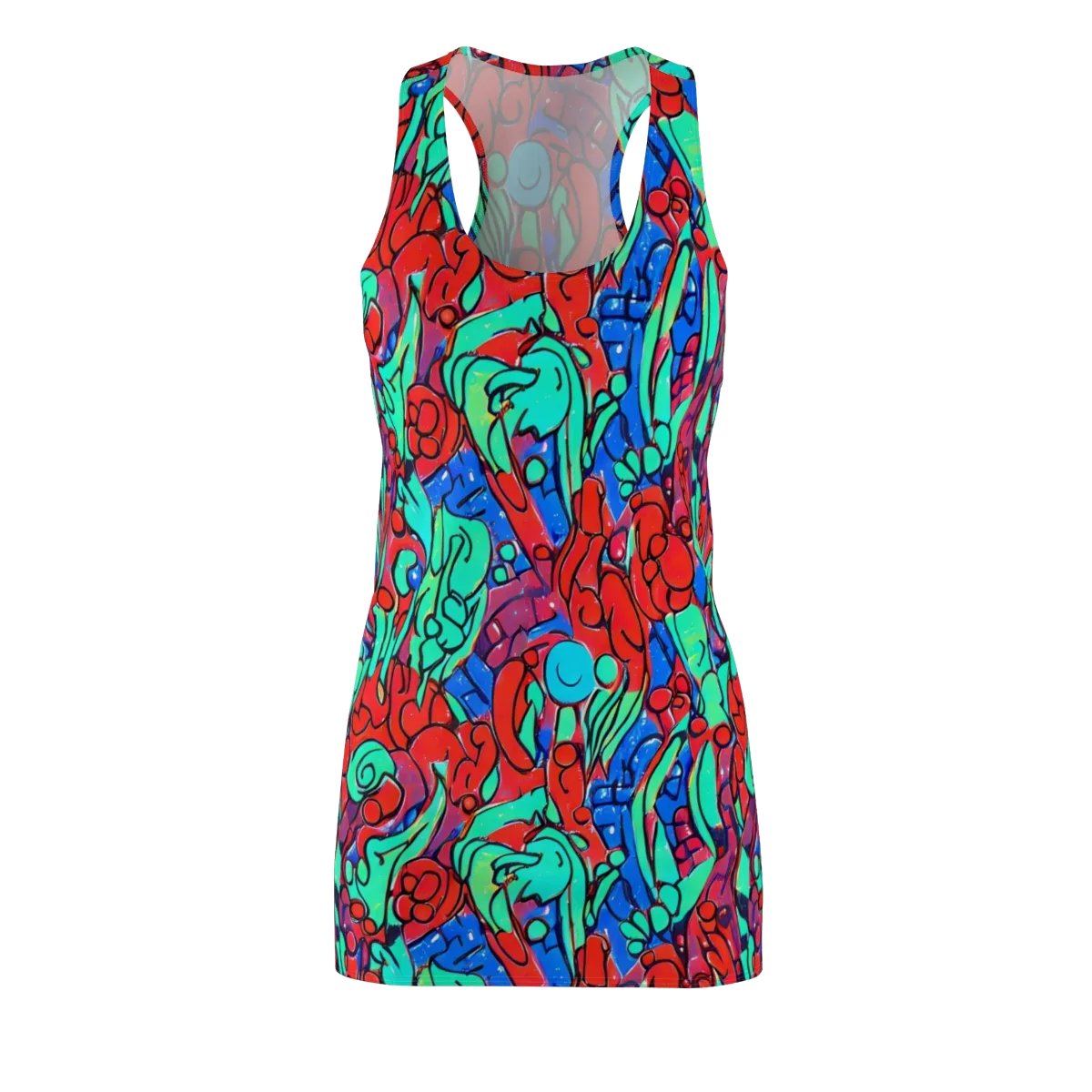 Hypercolor Habitat on Racerback Dress — Front