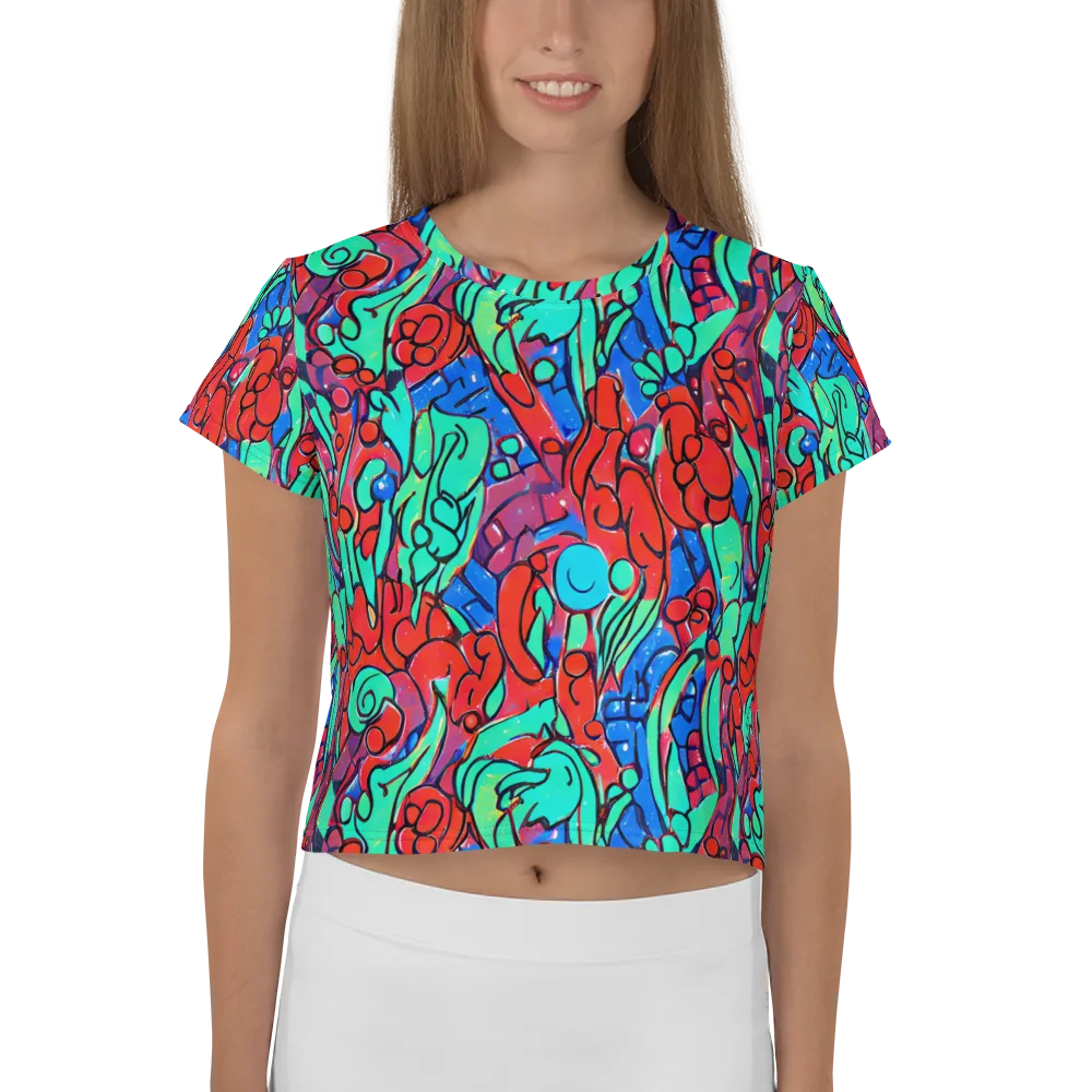 Hypercolor Habitat on Crop Tee — Front