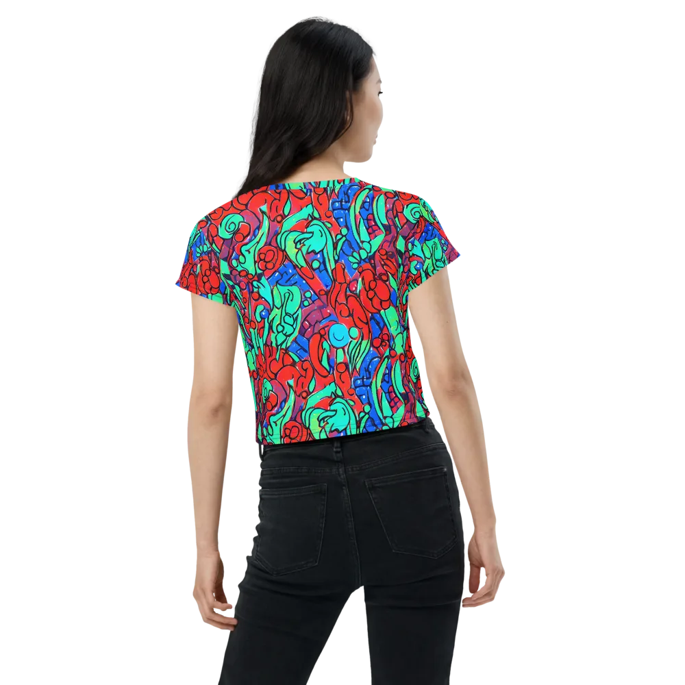 Hypercolor Habitat on Crop Tee — Back