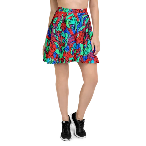 Hypercolor Habitat on a Skater Skirt