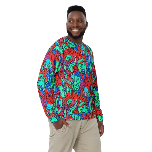 Hypercolor Habitat on a Sweatshirt