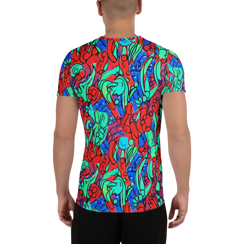 Hypercolor Habitat on Men's Athletic T-Shirt — Back