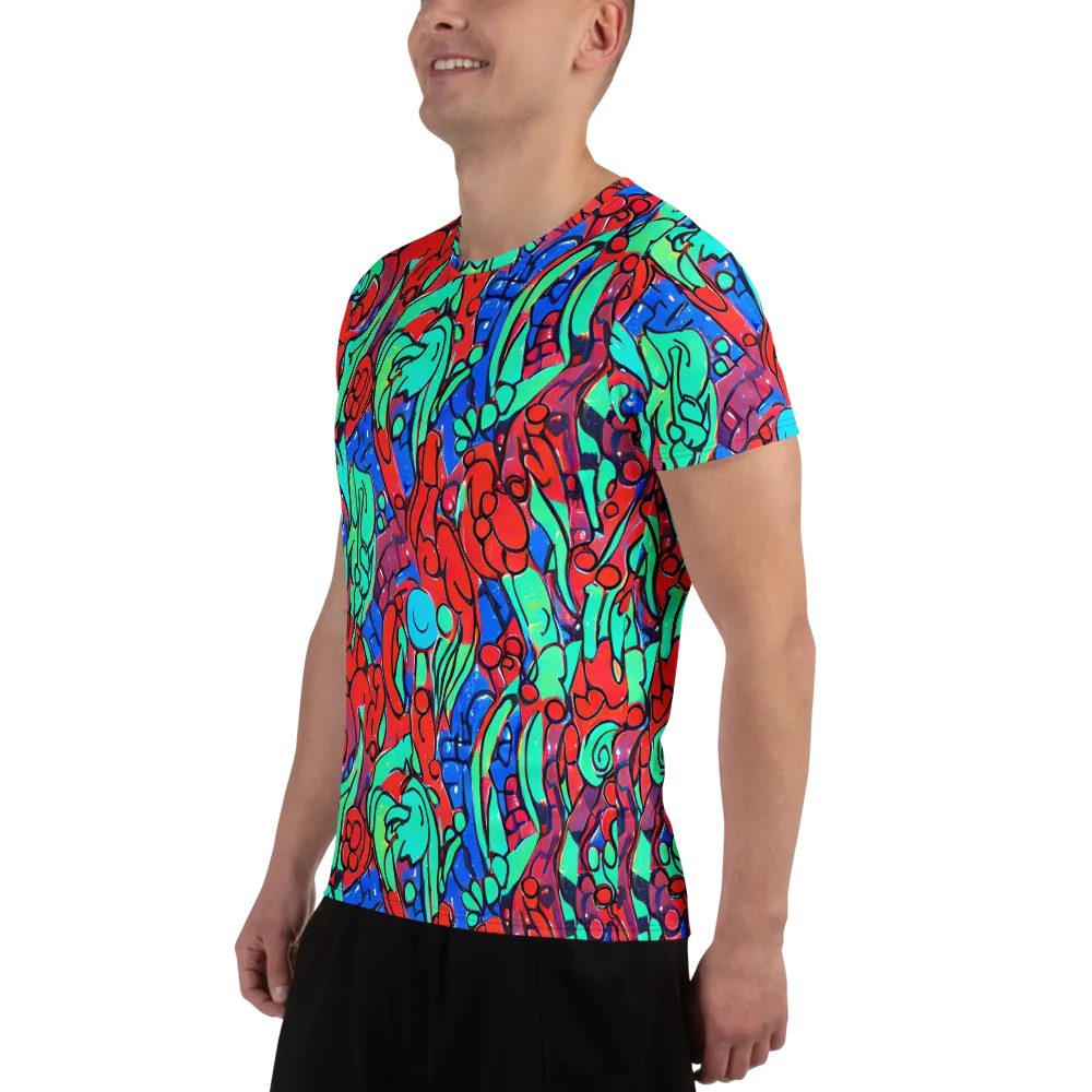 Hypercolor Habitat on Men's Athletic T-Shirt — Left