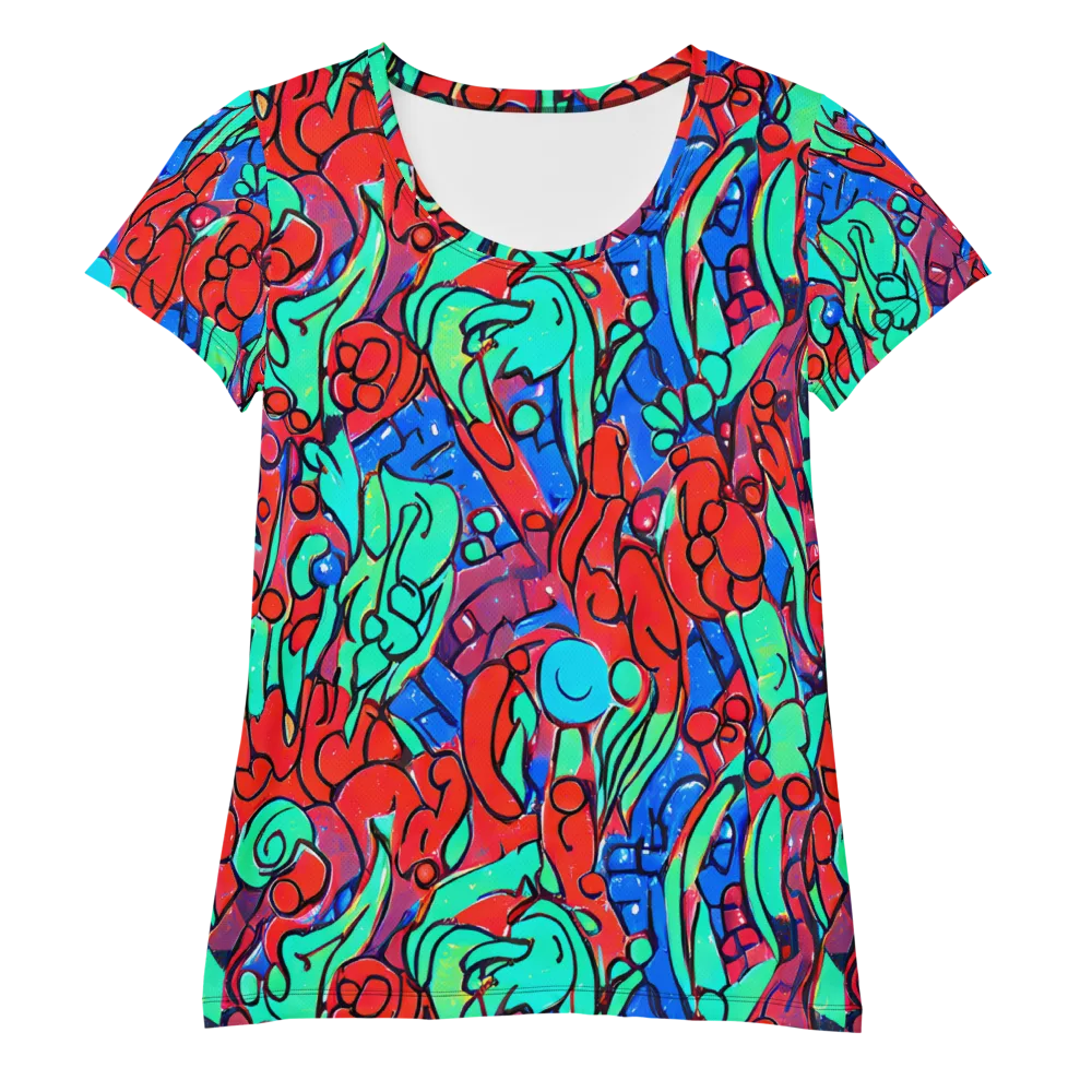 Hypercolor Habitat on Women's Athletic T-Shirt — Front