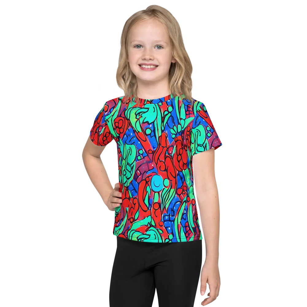 Hypercolor Habitat on Kids Crew Neck T-Shirt — Front