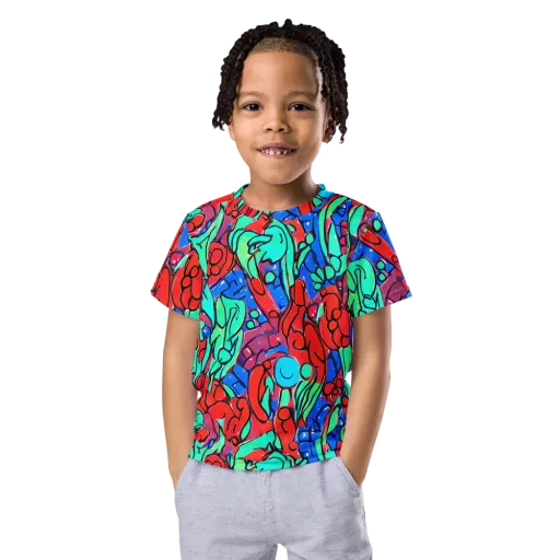 Hypercolor Habitat on a Kids Crew Neck T-Shirt