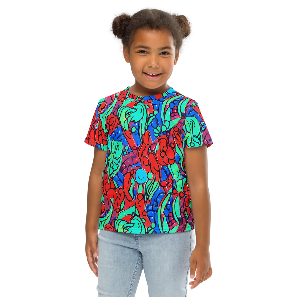 Hypercolor Habitat on Kids Crew Neck T-Shirt — Front