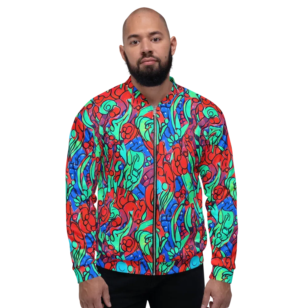 Hypercolor Habitat on Bomber Jacket — Front