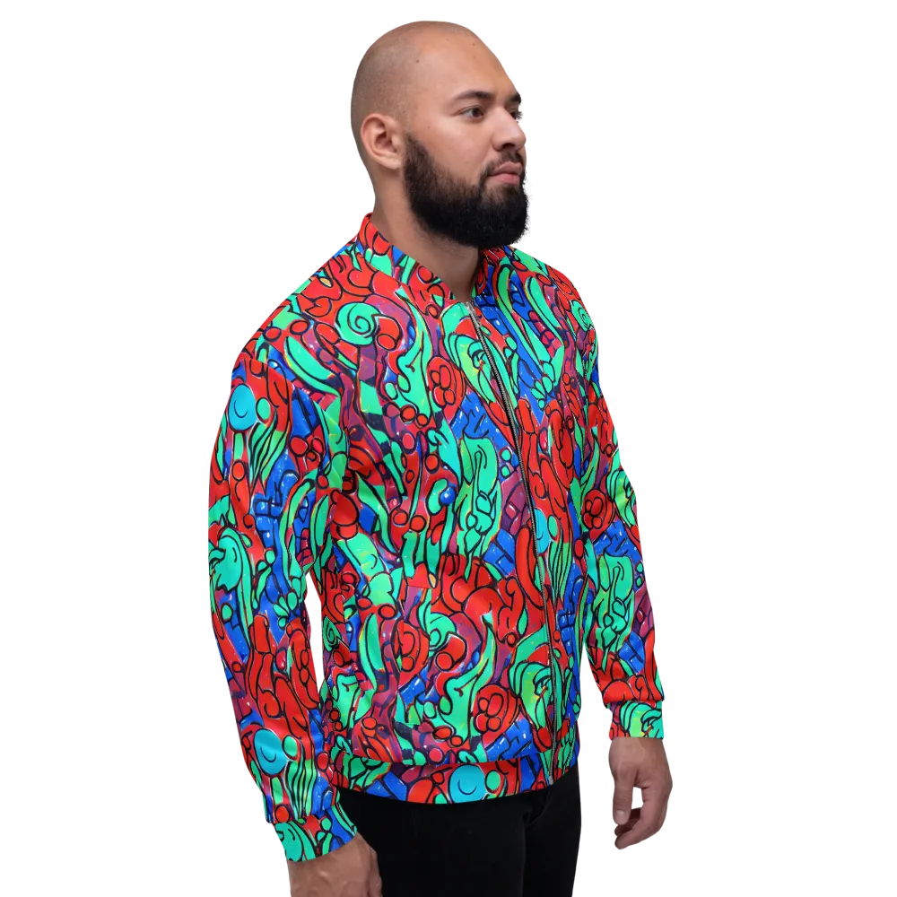 Hypercolor Habitat on Bomber Jacket — Right