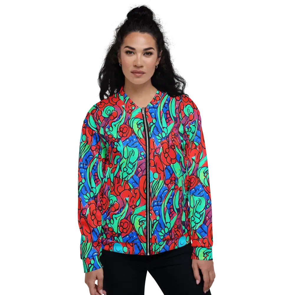 Hypercolor Habitat on Bomber Jacket — Front