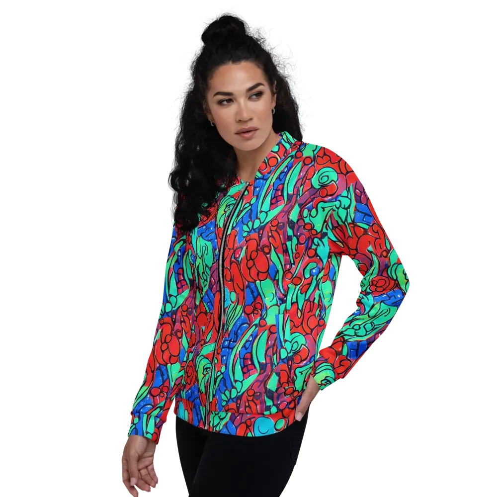Hypercolor Habitat on Bomber Jacket — Left