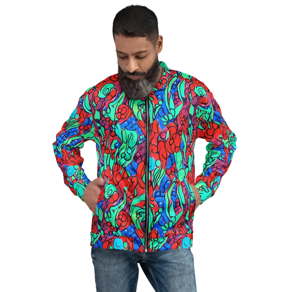 Hypercolor Habitat on Bomber Jacket — Front