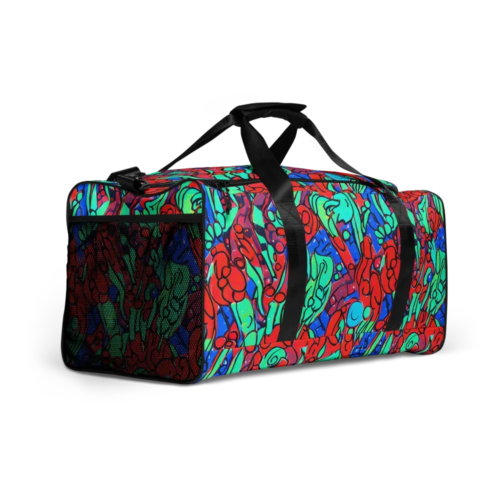 Hypercolor Habitat on Duffle Bag — Right Front